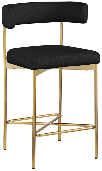 Rivage - Durable Stool With Gold Frame (Set of 2) Rivage - Durable Stool With Gold Frame (Set of 2)