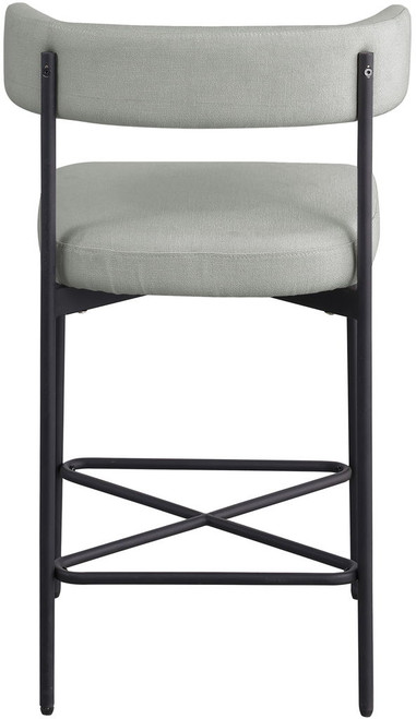Rivage - Durable Stool With Black Frame (Set of 2)