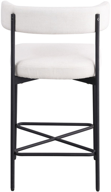 Rivage - Durable Stool With Black Frame (Set of 2)