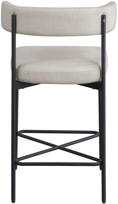 Rivage - Durable Stool With Black Frame (Set of 2)