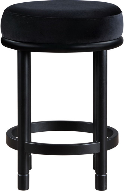 Monette - Counter Stool With Black Base