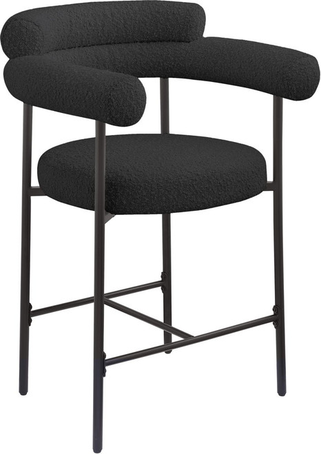 Blake - Counter Stool With Black Base (Set of 2) Blake - Counter Stool With Black Base (Set of 2)
