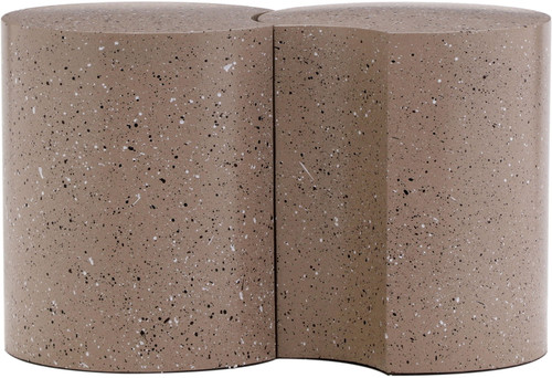 Dimple - End Table - Terazzo Finish