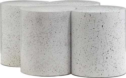 Dimple - 4 Piece Modular Coffee Table - Terazzo Finish