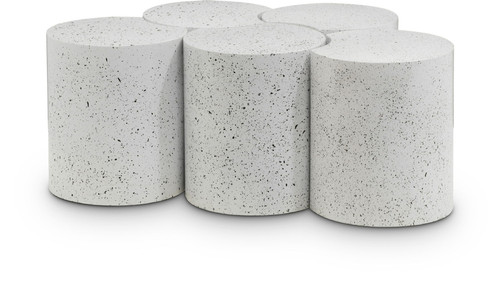 Dimple - 5 Piece Modular Coffee Table - Terazzo Finish