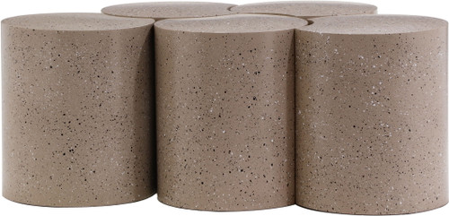 Dimple - 5 Piece Modular Coffee Table - Terazzo Finish