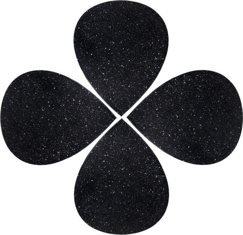 Petal - Coffee Table - Black Terazzo