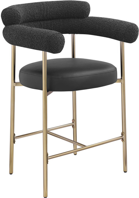 Blake - Counter Stool With Bronze Legs (Set of 2)