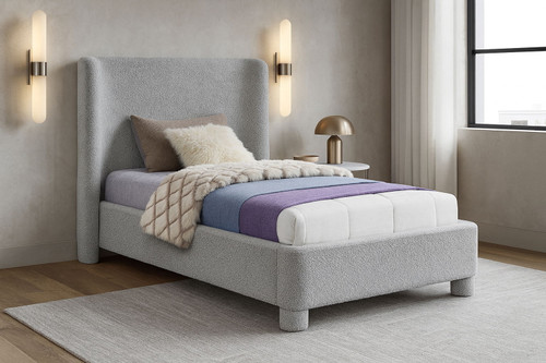 Penny - Boucle Fabric Bed