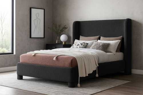 Penny - Boucle Fabric Bed
