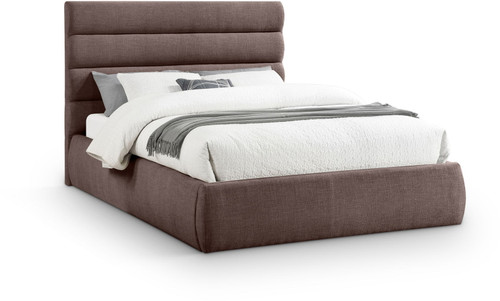 Adam - Linen Fabric Bed With 52" Headboard