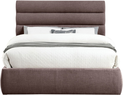 Adam - Linen Fabric Bed With 52" Headboard