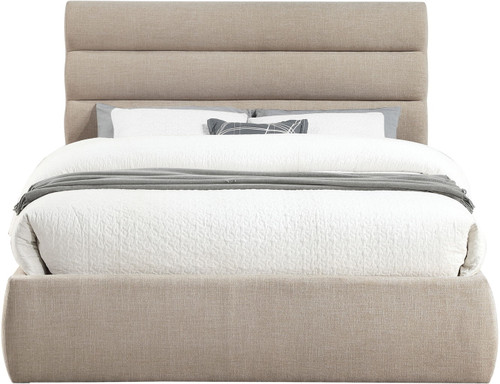 Adam - Linen Fabric Bed With 52" Headboard
