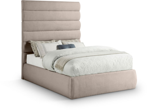 Adam - Linen Fabric Bed With 70.5" Headboard Adam - Linen Fabric Bed With 70.5" Headboard