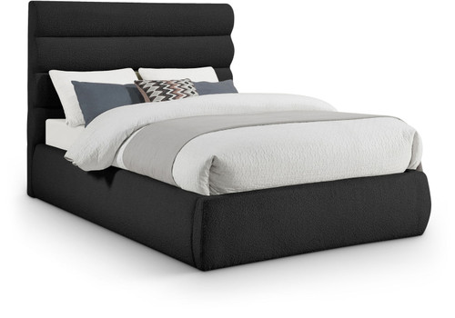 Adam - Boucle Fabric Bed With 52" Headboard