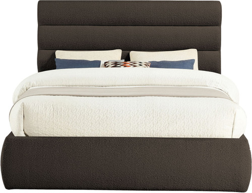 Adam - Boucle Fabric Bed With 52" Headboard