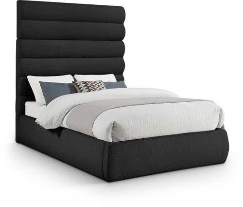 Adam - Boucle Fabric Bed With 70.5" Headboard Adam - Boucle Fabric Bed With 70.5" Headboard