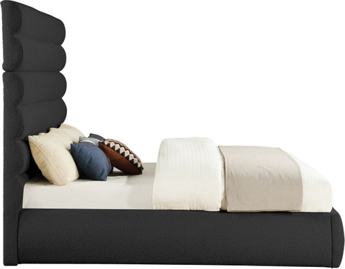 Adam - Boucle Fabric Bed With 70.5" Headboard