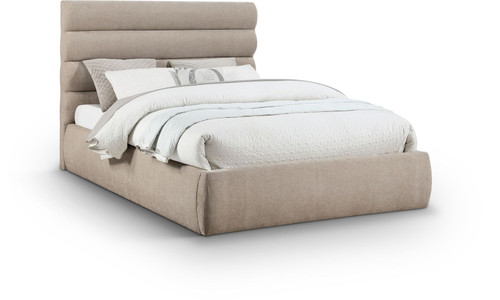 Adam - Chenille Fabric Bed With 52" Headboard