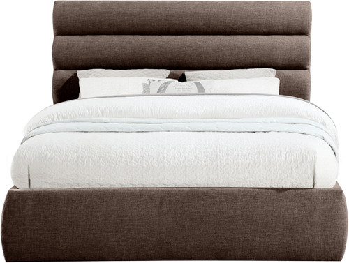 Adam - Chenille Fabric Bed With 52" Headboard