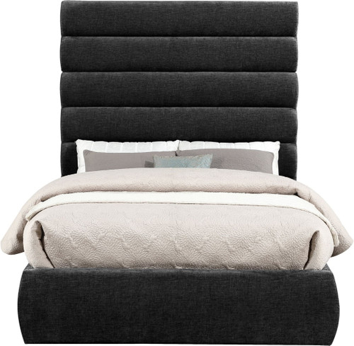 Adam - Chenille Fabric Bed With 70.5" Headboard