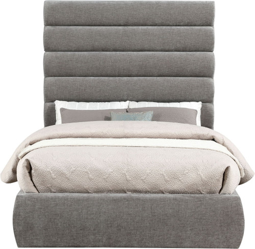 Adam - Chenille Fabric Bed With 70.5" Headboard