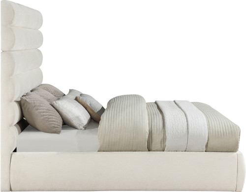 Adam - Chenille Fabric Bed With 70.5" Headboard