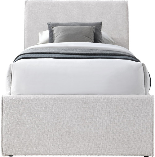 Myles - Chenille Twin Trundle Bed