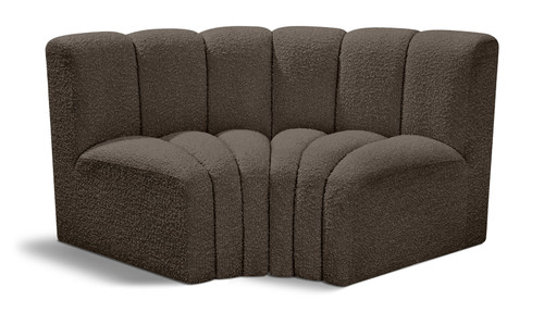 Arc - Boucle Fabric 2 Piece Modular Sofa