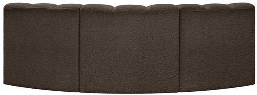Arc - Boucle Fabric 3 Piece Modular Corner Sofa