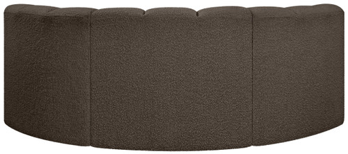 Arc - Boucle Fabric 3 Piece Modular U-Shaped Sofa