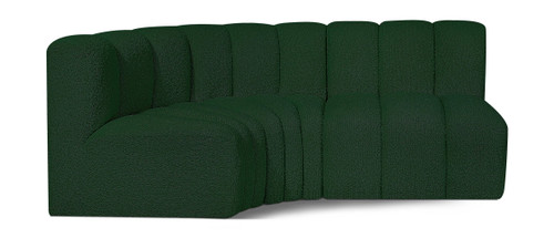 Arc - Boucle Fabric 3 Piece Sofa