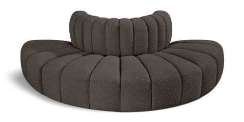 Arc - Boucle Fabric 4 Piece Modular Sofa