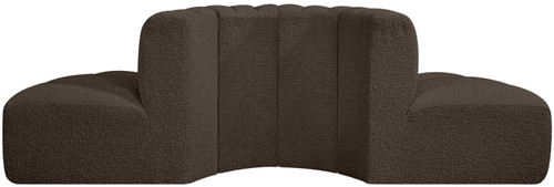 Arc - Boucle Fabric 4 Piece Modular Sofa