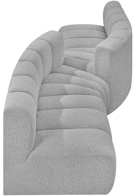 Arc - Boucle Fabric 4 Piece Sofa