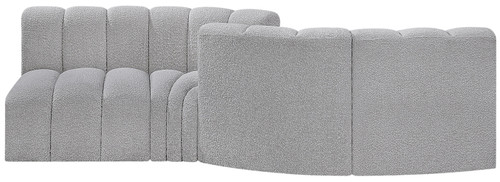 Arc - Boucle Fabric 4 Piece Sofa