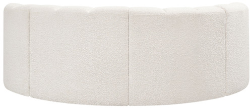 Arc - Boucle Fabric 4 Piece U-Shaped Modular Sofa