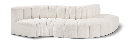 Arc - Boucle Fabric 5 Piece Modular Sofa
