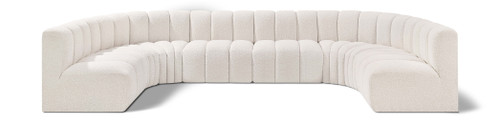 Arc - Boucle Fabric 8 Piece Modular Sofa