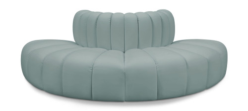 Arc - Faux Leather 4 Piece Modular Sofa