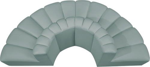 Arc - Faux Leather 4 Piece Modular Sofa