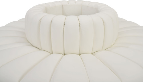 Arc - Faux Leather 8 Piece Round Modular Sofa