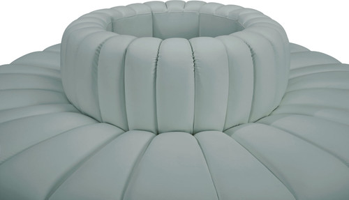 Arc - Faux Leather 8 Piece Round Modular Sofa