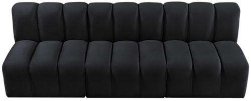 Arc - Velvet 3 Piece Modular Straight Sofa