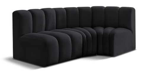 Arc - Velvet 3 Piece Sofa