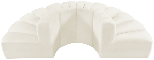 Arc - Velvet 4 Piece Modular Sofa