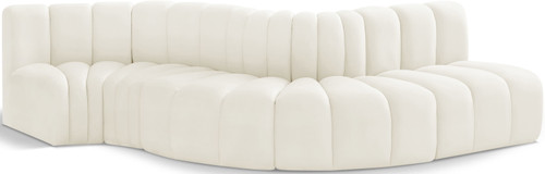 Arc - Velvet 5 Piece Modular Sofa