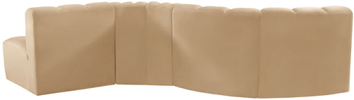 Arc - Velvet 5 Piece Modular Sofa