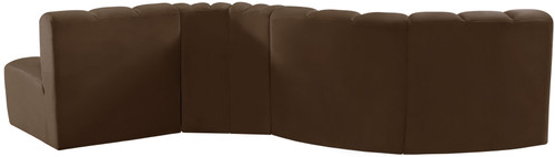 Arc - Velvet 5 Piece Modular Sofa