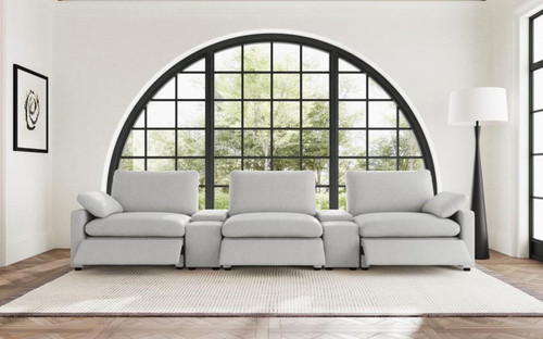 Collins - 5-Piece Power Reclining Home Theater Seating